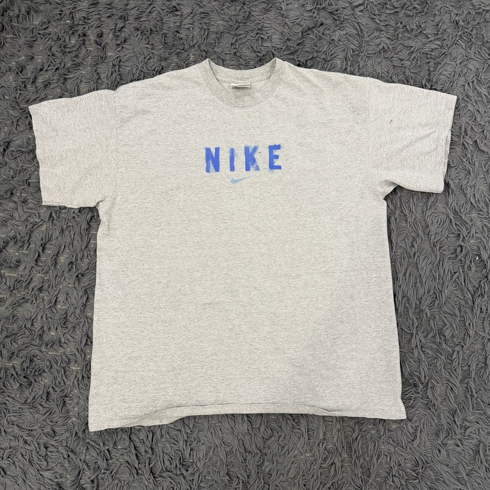 Vintage Nike Logo Center Swoosh Shirt Men's Size Xl 90s